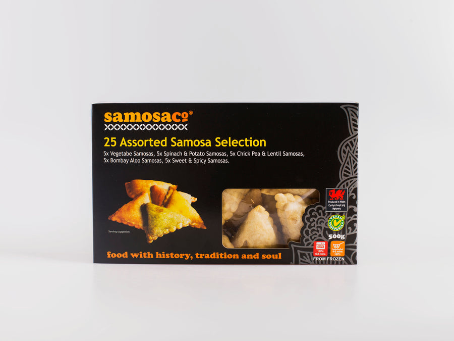 25 Assorted Samosa Selection 500g
