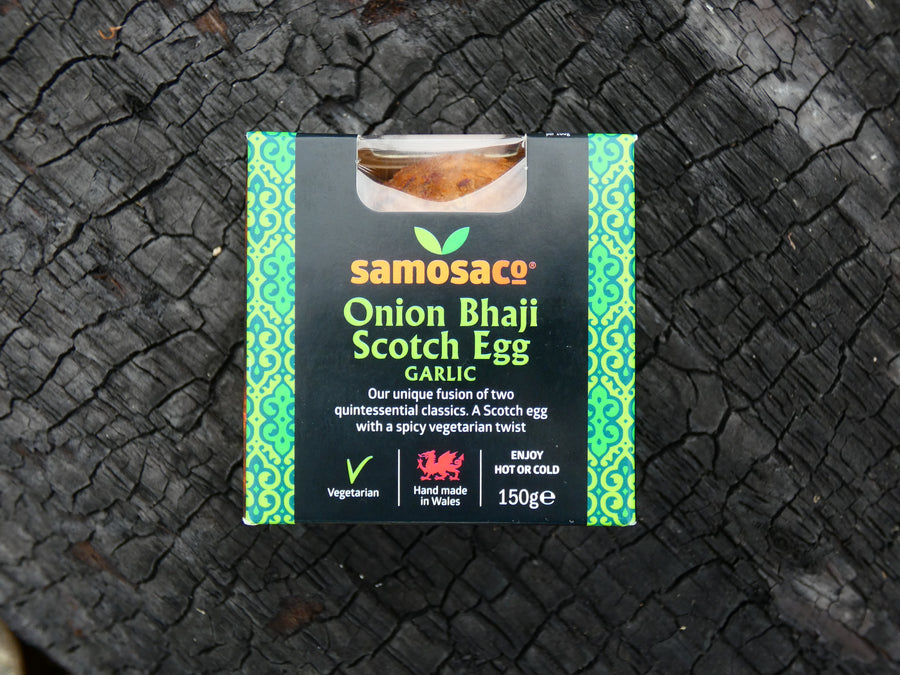 Onion Bhaji Scotch Egg (Single) - Garlic