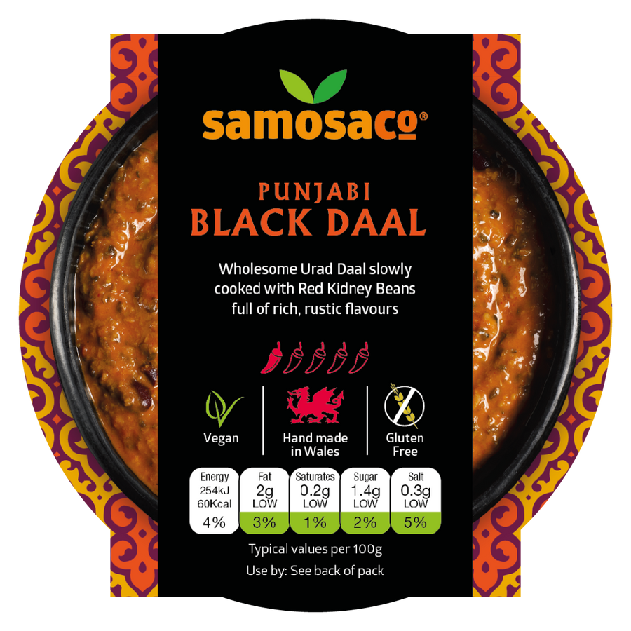 Punjabi Black Daal 350g - Plant Based Meal Pot