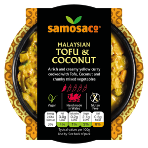 Malaysian Tofu & Coconut 350g - Plant Based Meal Pot